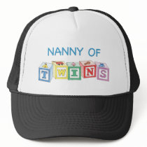 Nanny of Twins Blocks Trucker Hats