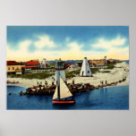 Nantucket Massachusetts Brant Point Light House Print