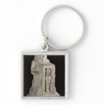 Naophorous statue of the royal scribe, Seti keychains