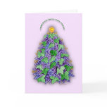 Napa Valley Grapes Christmas Tree Cards