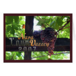 Napa Valley Photo Card -- Burgundy