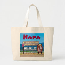 Napa Valley Wine Country Canvas Bag