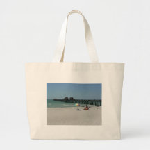 Naples Pier, Naples Florida Tote Bag