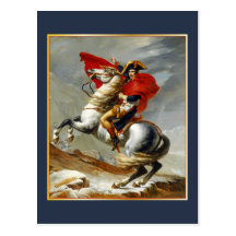 Napolean Bonaparte by Jacques Louis David Postcard