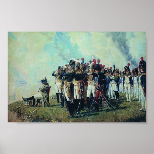 Napoleon at Borodino Posters