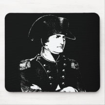 Napoleon -- Black and White Mousepads