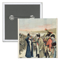 Napoleon Bonaparte  presenting the female buttons