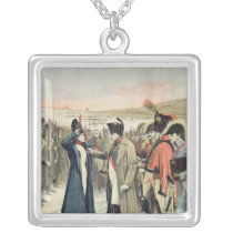 Napoleon Bonaparte  presenting the female necklaces