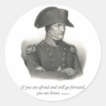 Napoleon Bonaparte Round Stickers