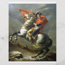 Napoleon crossing the alps flyer