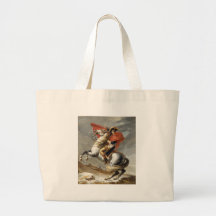 Napoleon Crossing the Alps - Jacques-Louis David Bag