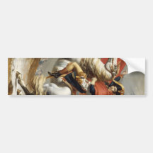 Napoleon Crossing the Alps - Jacques-Louis David Bumper Stickers