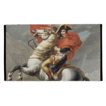 Napoleon Crossing the Alps - Jacques-Louis David iPad Folio Case
