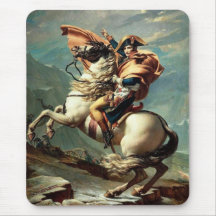 Napoleon Crossing the Alps Mousepad