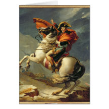 Napoleon Crossing the Alps on 20th May 1800 Card