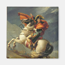 Napoleon Crossing the Alps on 20th May 1800 Fridge Magnets
