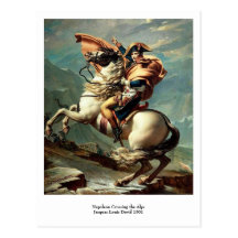 Napoleon Crossing the Alps Post Cards