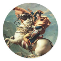 Napoleon Crossing the Alps Stickers