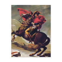 Napoleon Crossing the Saint Bernard Post Cards