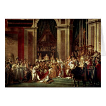 Napoleon Crowned Empress Josephine By David Jacque Card