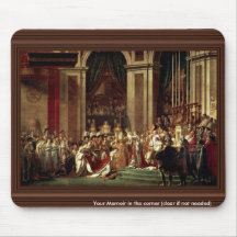 Napoleon Crowned Empress Josephine By David Jacque Mousepad