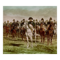 Napoleon I  and his Staff, c.1860 posters