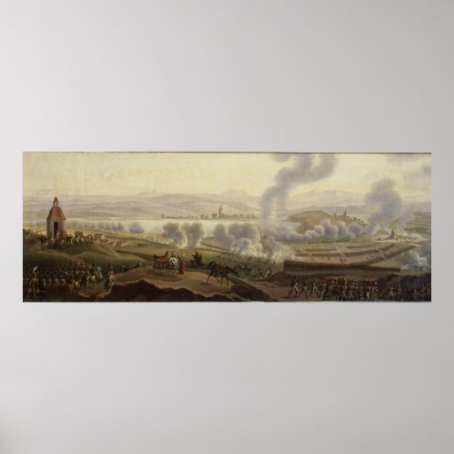 Napoleon I in Wagram in 1809 Poster