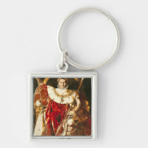 Napoleon I  on the Imperial Throne, 1806 Key Chains
