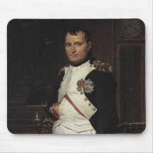 Napoleon in his Study by Jacques Louis David Mousepads