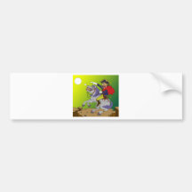 Napoleon on Rampage Extended Bumper Sticker