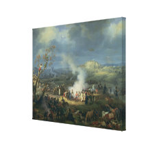 Napoleon  Visiting a Bivouac Canvas Print
