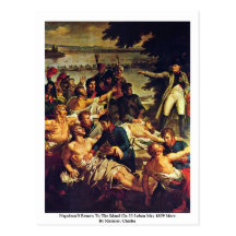 Napoleon'S Return To The Island On 23 Lobau May Post Card
