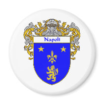 Napoli Coat of Arms (Mantled) Magnet