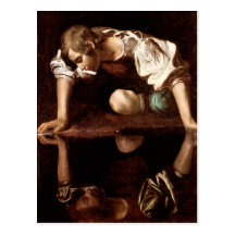 Narcisse, Caravaggio Cartes Postales
