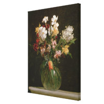 Narcisses Blancs, Jacinthes et Tulipes, 1864 canvas prints
