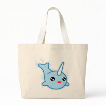 Narwhal Kawaii Canvas Bag