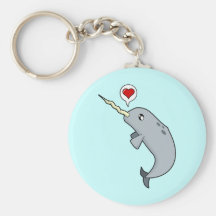 Narwhal Love Keychains