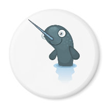 Narwhal - refrigerator magnets