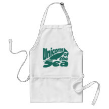 Narwhal Unicorn of the Sea Apron