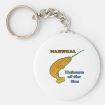 Narwhal - Unicorn of the Sea Keychain