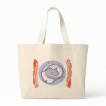 narwhal whale and bacon bag