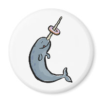narwhale and doughnut
