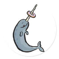 narwhale and doughnut