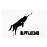 Narwhalicorn Narwhal Unicorn Stationery Paper