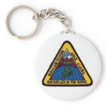 NAS Adak, Alaska White Keychain