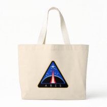 NASA Ares Rocket Logo Tote Bags