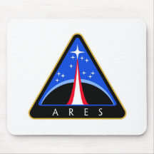 NASA Ares Rocket Logo Mouse Pads
