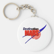 NASA Destination Mars Logo   Keychain