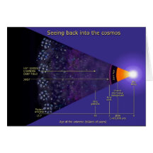 NASA first galaxies illustration Greeting Cards