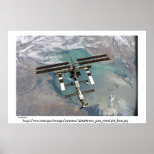 NASA International Space Station Poster